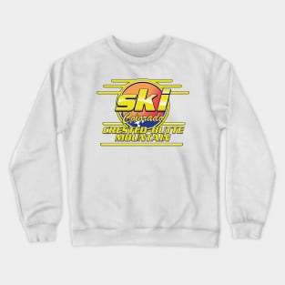 ski Crested Butte Colorado 80s logo Crewneck Sweatshirt